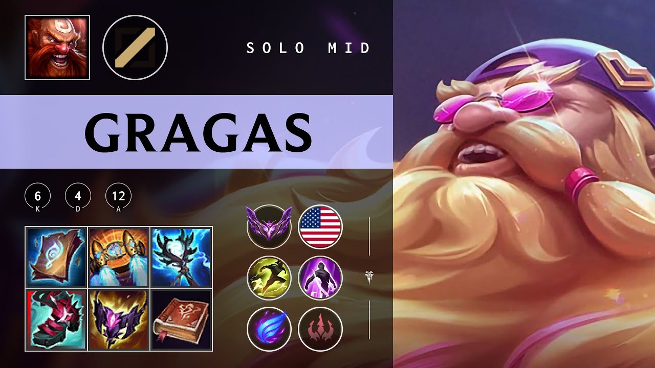 Gragas Mid vs Orianna - NA Master Patch 25.24