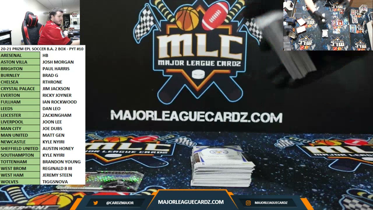 20-21 PRIZM EPL SOCCER B.A. 2 BOX – PYT #10 20-21 PRIZM EPL SOCCER B.A. 2 BOX – PYT #10