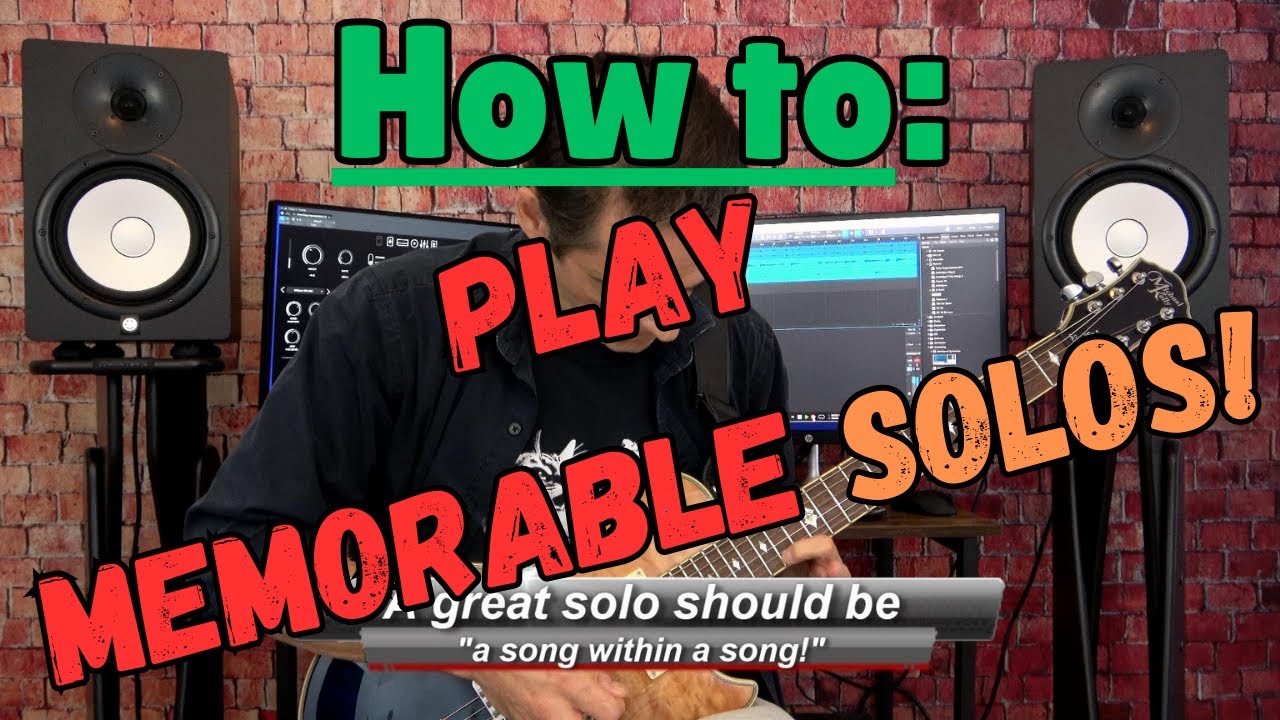 How to Play MEMORABLE Guitar SOLOS (5-Step Lesson!) - YouTube