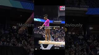 Who wins? Old or new gymnastics?🤯 #olympics #simonebiles #sports #gymnastics