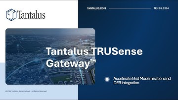 Webinar Recording: TRUSense Gateway Update