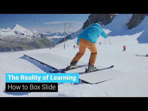 The Reality of Learning How to Box Slide on Skis