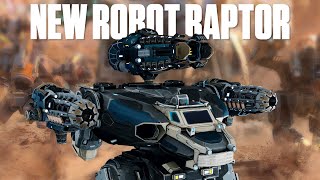 The Ultimate Mini Luchador Raptor With Double Jump! War Robots Test Server Gameplay