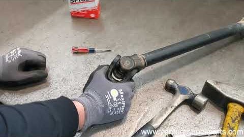 Polaris RZR Prop Shaft Driveline U Joint  Removal And Replacement From Home DIY