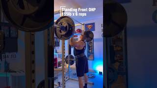 Standing Front OHP #power #fitness #gym #power #exercise #workout #strength #consistency #discipline