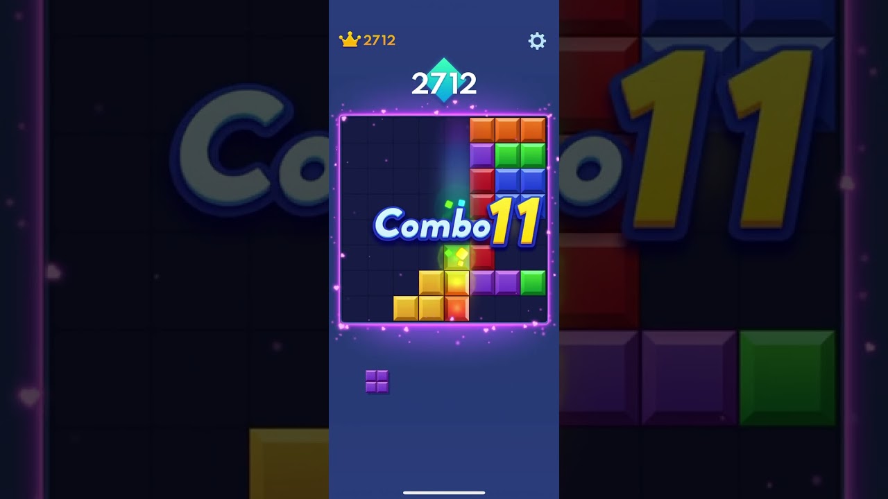 trying to get a good score in block blast 