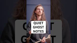 Why drummers can’t play quiet ghost notes (and what to do about it). #drums #drumlessons #ghostnotes
