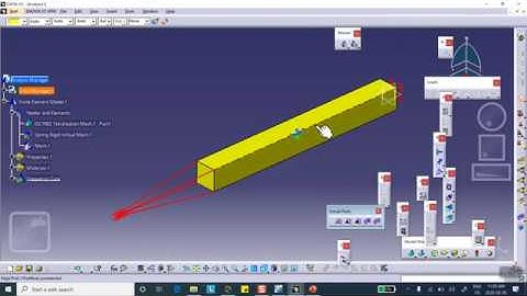 FEA Rigid Spring Virtual Part Modal Analysis Nader G Zamani
