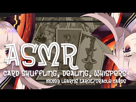 ASMR - Card shuffling, whispers, fortune telling (Binaural)