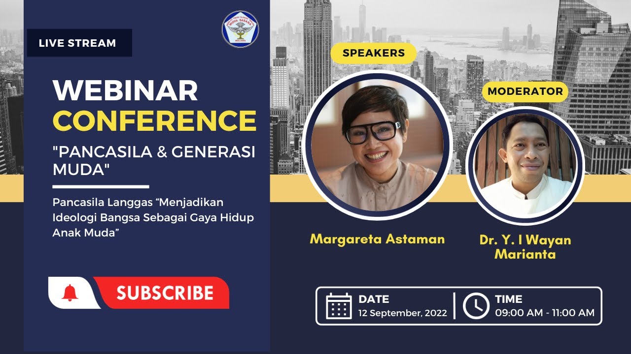 WEBINAR STFT WIDYA SASANA "Pancasila dan Generasi Muda" - YouTube