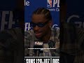 Shai Gilgeous-Alexander on his exchange with Dillon Brooks