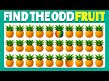 Find the ODD One Out - Fruit Edition 🍌🥝🍒| Easy, Medium, Hard - 40 Ultimate Levels | Cow Quiz Mp3 Song