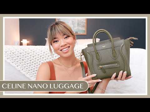 Celine Nano Luggage Bag  Unboxing & try-on! 