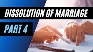 Dissolution of Marriage - Packet 4