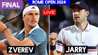 Alexander Zverev vs Nikolas Jarry Live Stream | Rome Open 2024 | Final | Jarry vs Zverev ATP Live