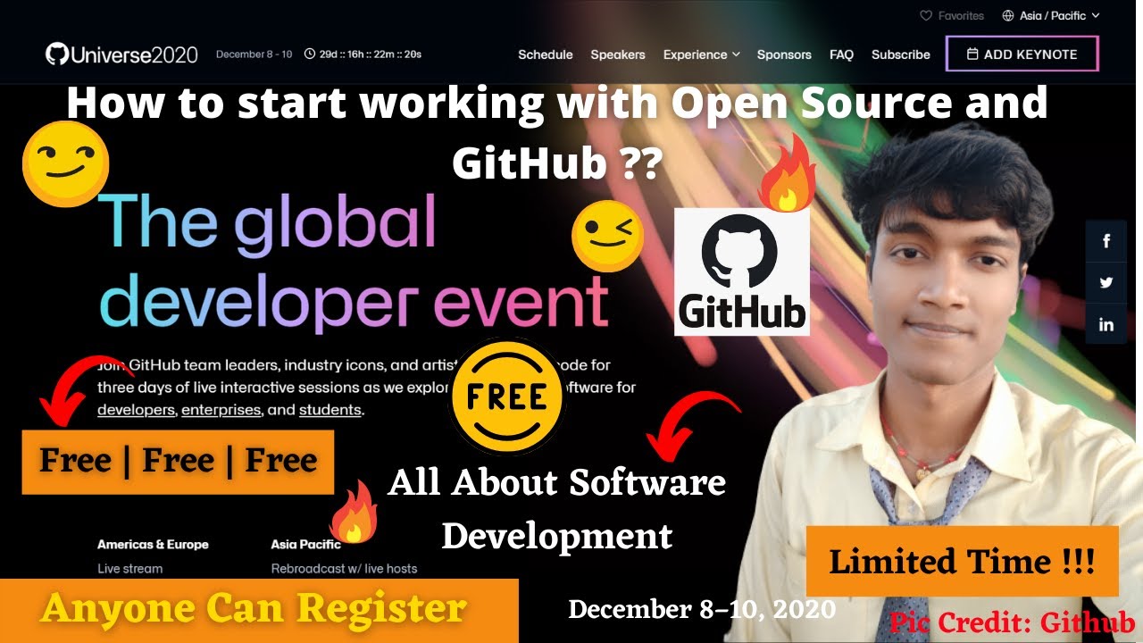 💥How to Start with Open Source Project, Github & SDE😎| Universe2020 The ...