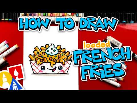 How To Draw Funny Loaded French Fries — Art video cover