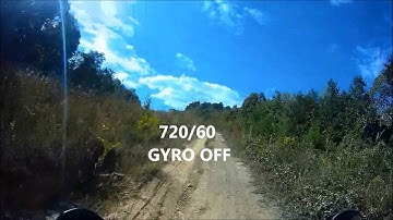 GitUp Git2 Pro Youtube Gyro & Resolution   Dirt Bike Test
