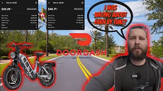 I Was WRONG About Doordash "Earn By Time!"