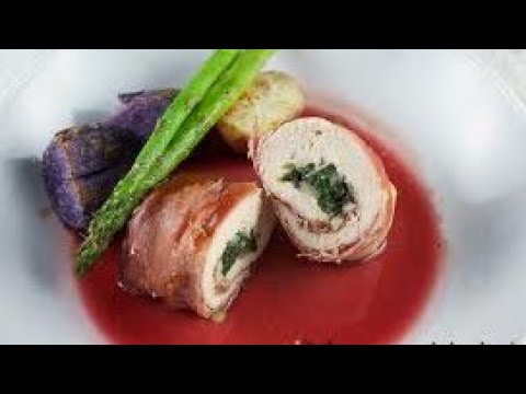 Christmas special : Chicken Roulade wrapped with Bacon