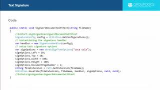 Intermediate Video Tutorials   Text Signature