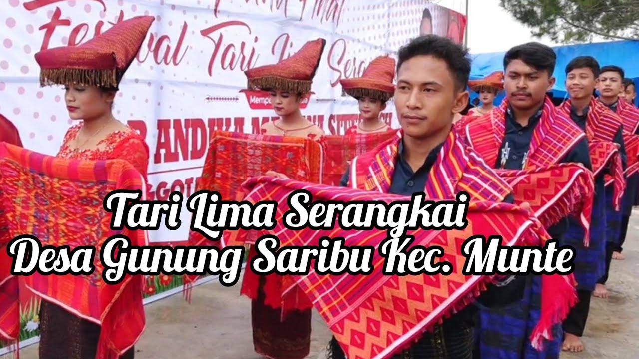 Tari Lima Serangkai Desa Gunung Saribu | Puncak Menara Api 2022 - YouTube