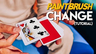 The Paintbrush Change - Card Magic Tutorial (Easy)
