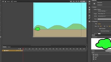 Adobe Animate CC - Parallax Scrolling Tutorial