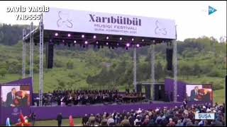 Şuşa. "Xarıbülbül" musiqi festivalı. Ulu Öndərin tarixi çıxışlarından biri