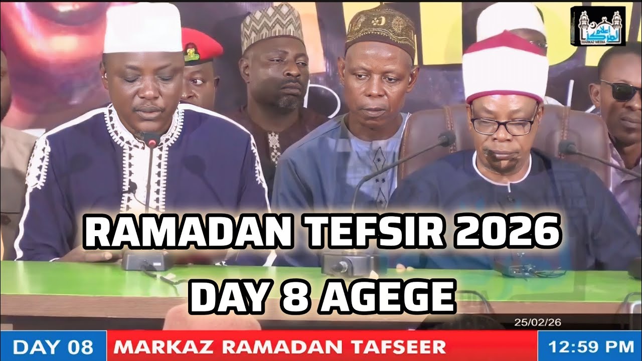 DAY 8 RAMADAN TEFSIR AGEGE 2026 - Sheikh Habibullahi Adam Abdullahi Al-Ilory OON Babalagege 