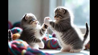 Kitten Daily Cuddle Routine featuring soft cuddles and gentle play | gentle background viewing screenshot 3