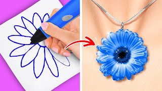 Create Awesome Crafts & Accessories 💖 3D Pen & Epoxy Resin