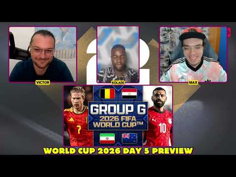 Video World Cup Day 5 Preview: Belgium vs Egypt | Iran vs New Zealand!