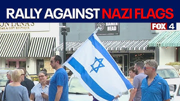 Texas community rallies against nazi flags at school