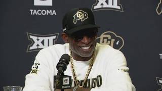 Deion Sanders addresses media ahead of season opener