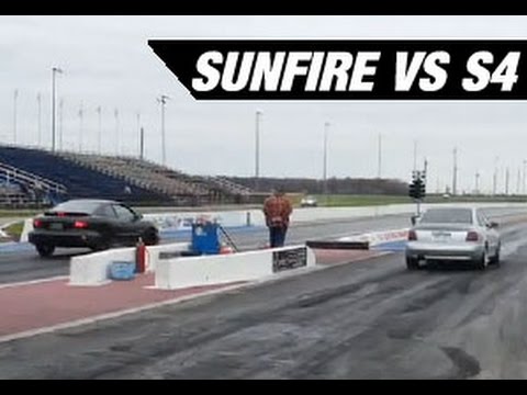 Turbo Sunfire vs Audi S4 - Track Day - YouTube