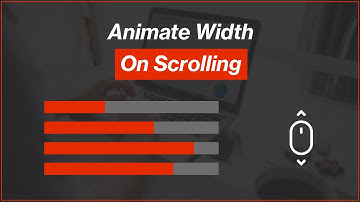 [Arabic] HTML, CSS, JavaScript Tutorials - Animate Width On Scrolling