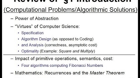 Introduction to Algorithms: Chapter 1b (Introduction)