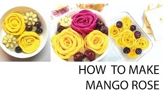 How to make mango rose
