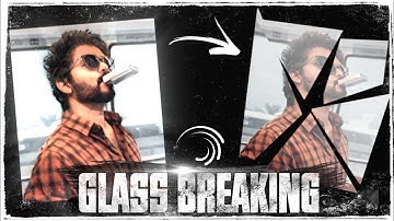 Breaking Glass Effect | Alight Motion Tutorial