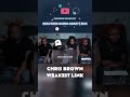 CHRIS BROWN WEAKEST LINK REACTION MASHUP MADE BY RGC #chrisbrown #weakestlink #reactionmashup