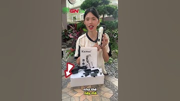 Tông đơ cắt tóc Kemei Km 809A dễ dàng cắt và tạo ra tóc khác nhau. #gntek#kemei #viralvideo