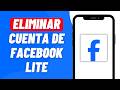 Cómo ELIMINAR mi CUENTA de FACEBOOK LITE (2026) Paso a Paso