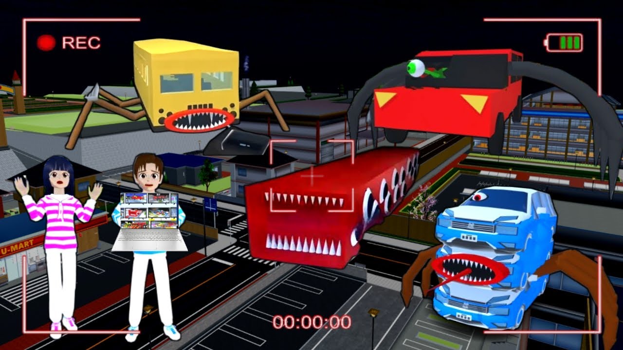 CCTV merekam CAR EATER #dramasakura #sakuraschoolsimulator #sss 