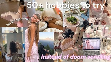 50+ hobby ideas to do instead of doom scrolling 🎀🪷