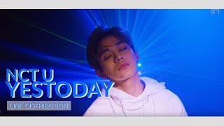 NCT U - Yestoday : Line Distribution