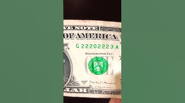 WHOA!!! 😮 Check out this SIX-OF-A-KIND Fancy Serial Number found in a $100 notes bank strap #shorts