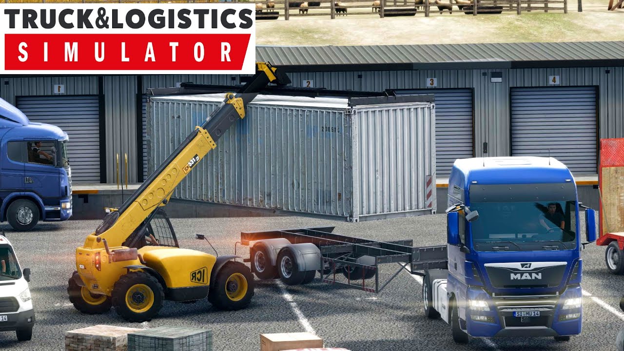 Logistik-Simulator #02 (EA-Release) Lasten-Kran! ☆ Let's Play Truck ...