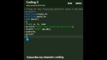 Sum of two floating pointers in c upto 2 decimal places