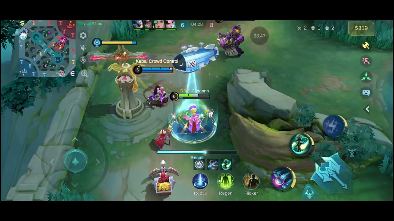 Change Mid Lane, Palih Gampang Tinggal Sembur aja, enak push rank di legend. MLBB